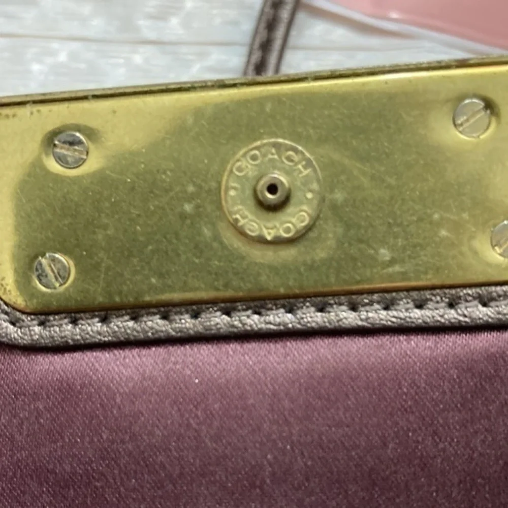 Coach bronze Kirsten flap crossbody bag